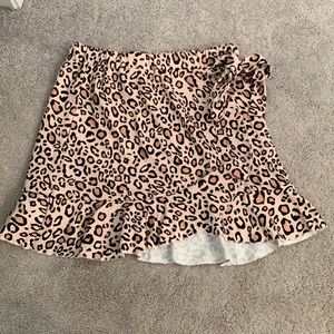 Leopard Mini Skirt